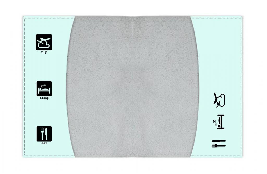 Eat Sleep Fly Passport Cover
