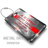 England Flag-SILVER