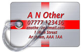 England Flag-SILVER