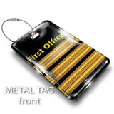 First Officer 3 BARS - Crew Tag