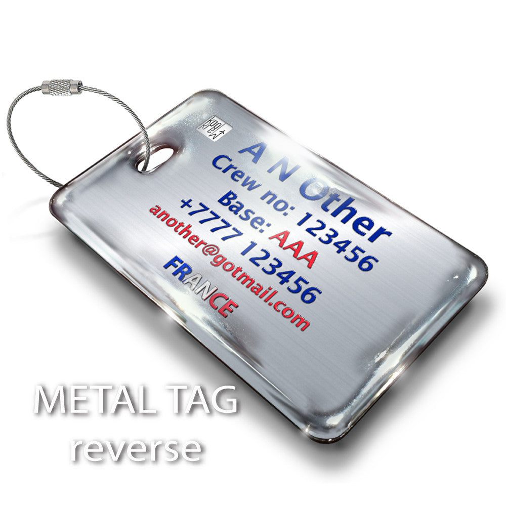 France Flag - Luggage Tag