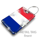 France Flag - Luggage Tag
