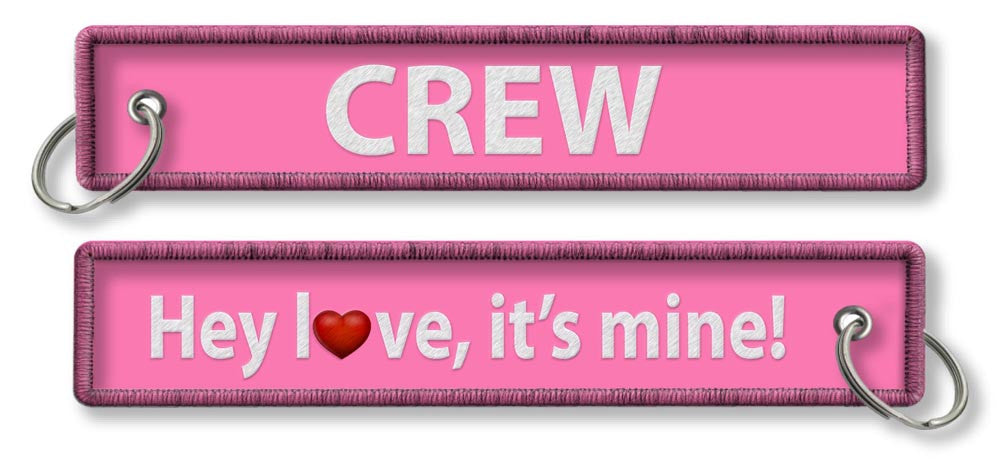 HEY LOVE ITS MINE-CREW-PINK