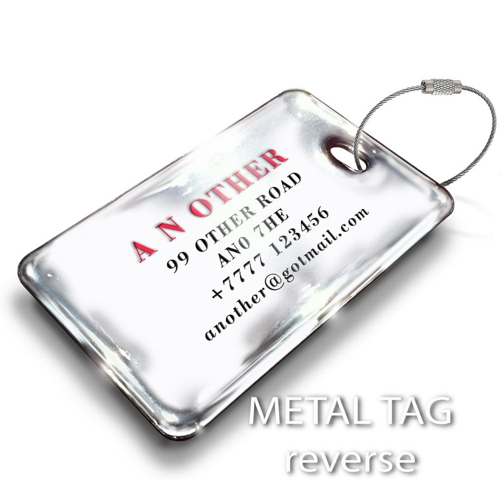 KISS ME I'M A STEWARDESS! - LUGGAGE TAG