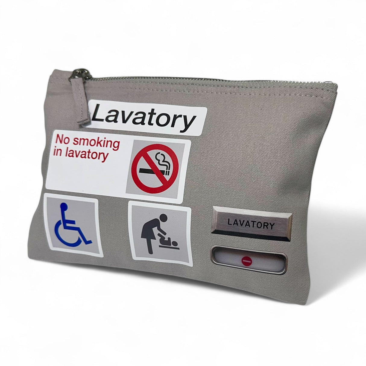 Lavatory Signage Cosmetic Pouch