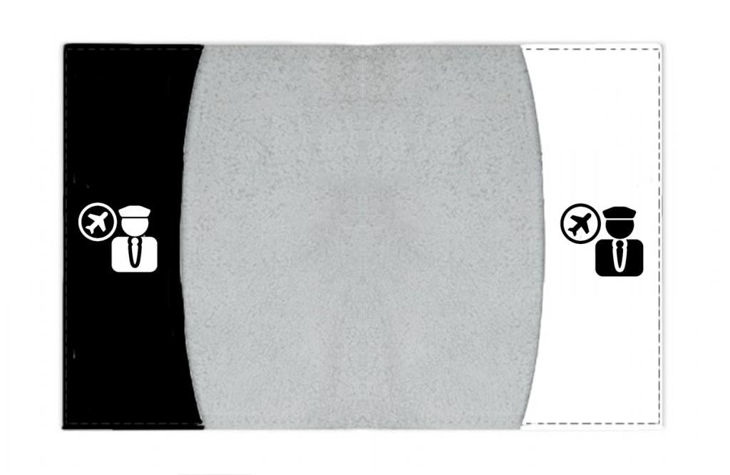 Serious Pilot Inside - Leather Passport Cover