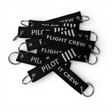 Pilot 4 Bars Silver - Flight Crew Keyring